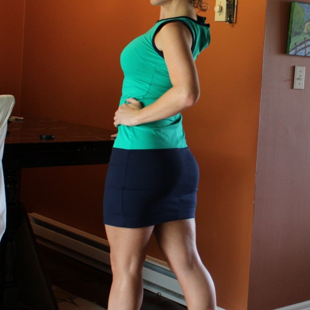 Blue & Teal Cynthia Rowley dress